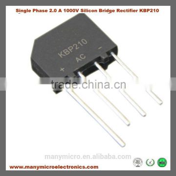 Single Phase 2.0 A 1000V Silicon Bridge Rectifier KBP210