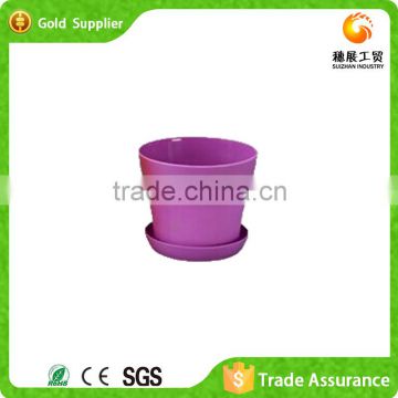 Factory wholesale Colored Plastic Mini Clay Flower Pots