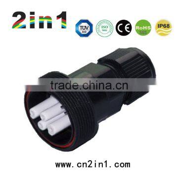 4 Pin Automotive Electrical Wire Connector,686A Series, IP68 Waterproof Rating, Electric Screw Connectors