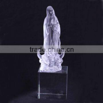 Modern western crystal artwork- goddess maria statue