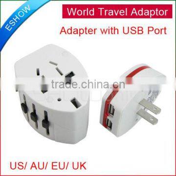 multifunction travel adapter with USB port Charger Power Adaptor Plug