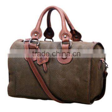 Handbag Leather Suede Pyton 777