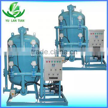 Industrial sand filter water treatment plant