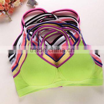Hot Sale Seamless Wireless Bra, Young Ladies Underwear, Sexy Sport Bra Set For Students photo-2