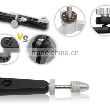 Factory Supply Camera Mini Rail Dolly Slider 80cm for DV Camcorder With Pan Head photo-4