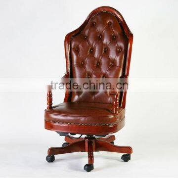 Chesterfield Presidents Leather Office Chair