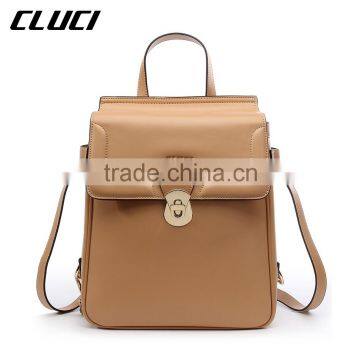 hot sale ladies travel shoulder backpack genuine leather