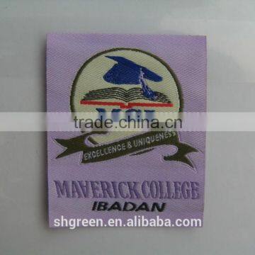 Laser Cut Round Taffeta Woven Labels for Gloves