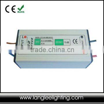 Waterproof 12-24V 50W 1500mA Constant Voltage LED Driver IP67