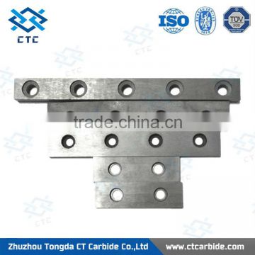 factory supply hard metal strip with holes