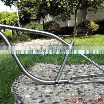 Titanium cruiser/ newsboy bicycle frame customized Ti e-bike bike frame