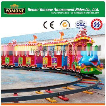 Shopping center amusement rides electric elephant track train on hot sale