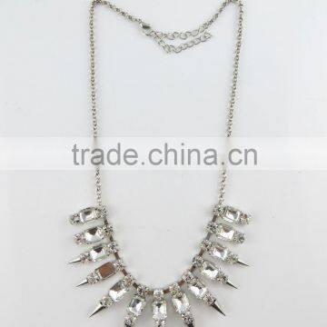 Fashion hunger gems rhinestone necklace