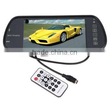 Universal Lcd Monitor 7 Inch Rear View Mirror Car TV photo-4