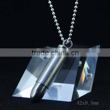 Stainless Steel Bullet Pendants for Man High Quality