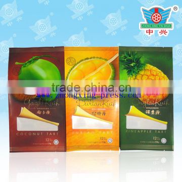 Plastic and Paper Laminated Packaging Pouch/Side Gusset Bag for Jackfruit Packaging