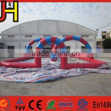 Best popular inflatable go kart track inflatable race track outdoor race track