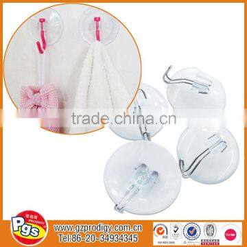 resuable and removable plastic suction holder hooks for bathroom