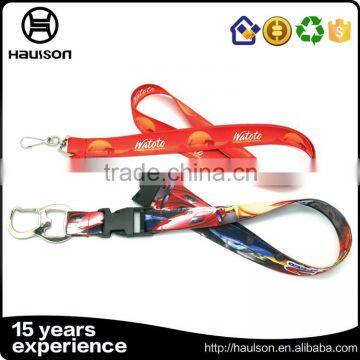 personalized cheap custom polyester dye sublimation printed lanyard