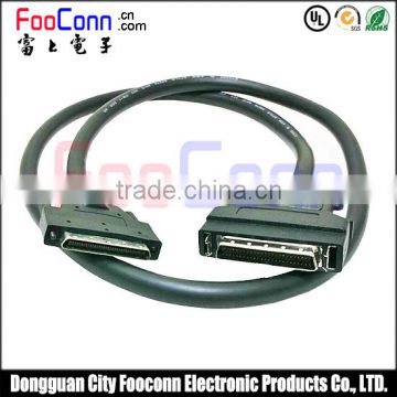 Dongguan manufacturer Black SCSI CN type 50pin to DB type 50pin Cable