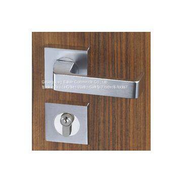 Easy Installation Mortise Door Lock Zinc Alloy Handle For 38 - 55mm Door