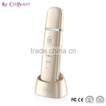 CosBeauty patent design popular portable clean up aged horniness labelle ultrasonic skin scrubber sonic peeler skin scrubber