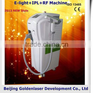 2013 Hot Selling Multi-Functional Beauty Equipment E-light+IPL+RF Fade Melasma Machine Diode Laser Tatoo Removal Pigmentinon Removal