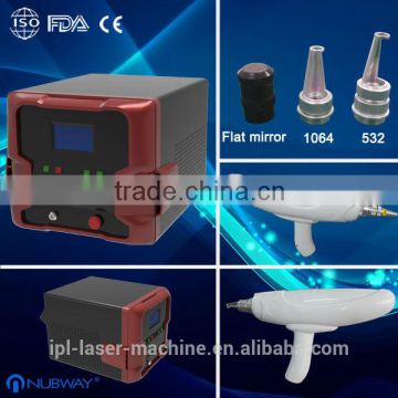 Q Switch Laser Tattoo Removal Machine Professional Q Switch Nd Yag Laser Pigment Removal / Nd Yag Laser Modules Permanent Tattoo Removal