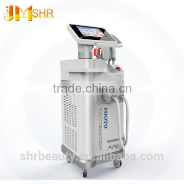 Two handpiece OPT SHR IPL hair removal machine with CE