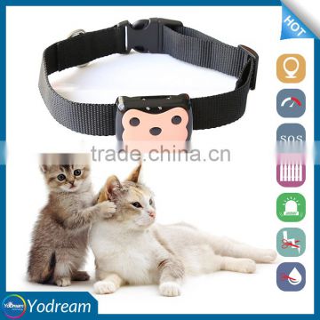 New Year 2017 Promo mini waterproof Pet Collar Small GPS Cat Dog Tracker D69 with Free Tracking Platform Vocie Monitor GEOFence