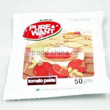 Hot Break Tomato Paste in 50g Pouch Easy to Open photo-2