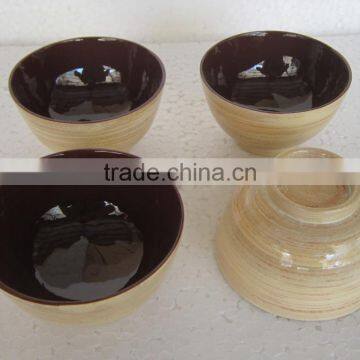 Cheapest price simple design bamboo bowl made in Vietnam