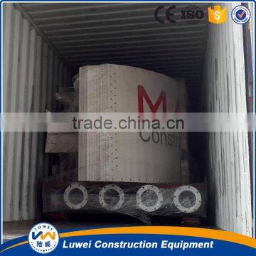 Bolted-type silo can put into container for concrete mixer