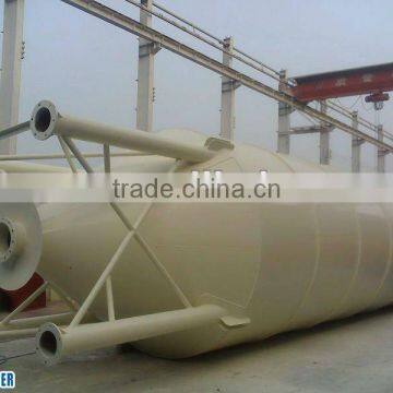 silos for storing the cement