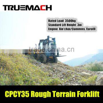 CPCY35 3.5ton 4wd All Rough Terrain Forklift With EuroIII Engine photo-4