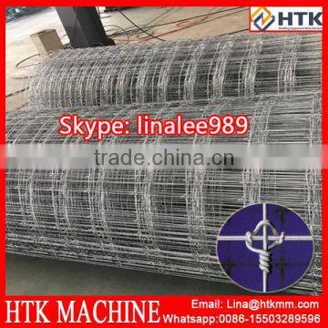 China Full Automatic Hinge Joint Fixed Knot Graduated Steel Field Fences Machine photo-6