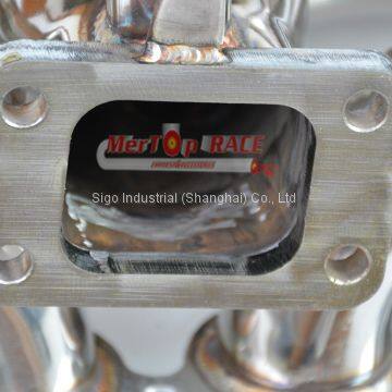 Mertop Race 88-00 HOND* CIVI*/CRX DEL SOL B-SERIES T3 RAM HORN TURBO MANIFOLD photo-5