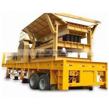 High speed coarse broken mobile crushing plant