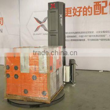 High Performance Automatic Pallet Stretch Wrapping Machine With Cutting System 300%pre Stretch photo-2