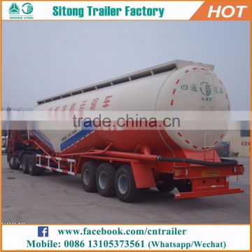 tanker trailer rental bulk powder transport cement silo semi trailer