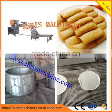 China manufacture full automatic rice sheet making machine rice paper spring roll wrapper machine