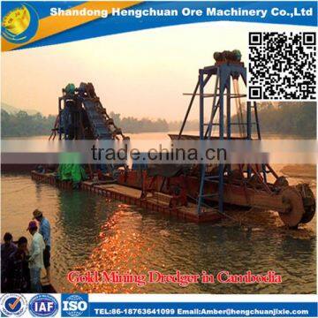 Hot Selling Gold Bucket Dredger Machine/Gold Chain Sand Making Machine/Gold Dredger photo-4