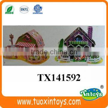 3D Paper Puzzle Park Playing Facility Designs Intelligent Toys for Kids 33pcs photo-6