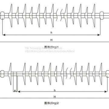 Composite Railway Double Insulation Long Rod Insulator photo-3