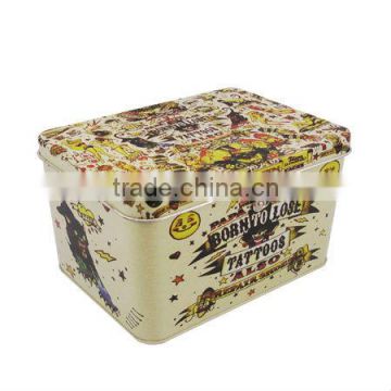 four-color printing tin boxes for cookies