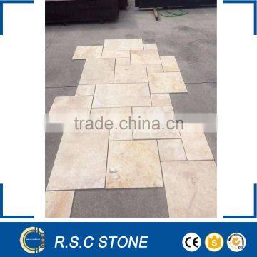 yellow exterior limestone tiles