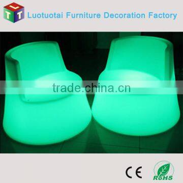 PE Plastic RGB Rechargeable Remote Control Led Bar Chair/led Sofa/led Outdoor Furniture photo-2