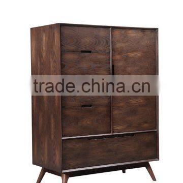 2016 Vintage Style North European Wooden Sideboard With Drawers For Living Room photo-2