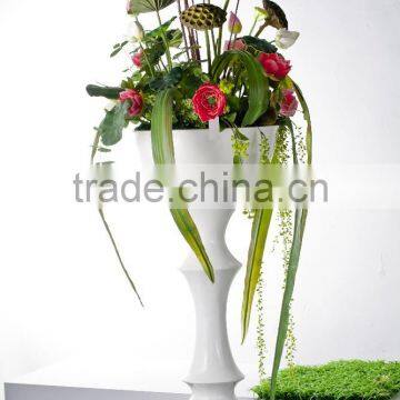 Gorgeous Designs Modern Home Decoration Fiberglass Flower Vases/flower Planter photo-2
