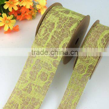 2016 New Products Jute Ribbon With Mesh